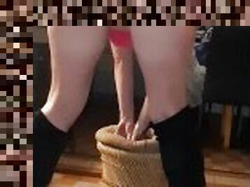 masturbaatio, äityli-ja-poitsu, orgasmi, ruikkiminen, amatööri, milf, äityli, blondi, äiti, vanha-ja-nuori