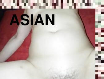 asiatisk, hårig, fitta-pussy, mogen, milf, massage, pov, sprut, kinesisk, vit