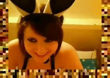 Sexy Teen Gets Fucked Wearing Cute Bunny Ears