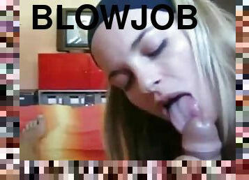 An Incredible Blowjob From An Amateur Blonde