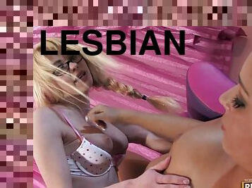 Sexy Lesbian Action With The Hot Ladies Jayme Langford and Ella Milano