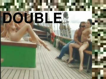 Double Penetration In FFFMM Moresome On a Boat With Three Hot Babes On