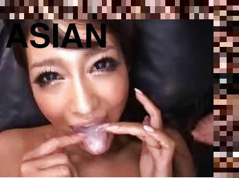 Gorgeous Asian Babe Shou Rishino Having Hardcore Sex In Fishnet Stockings