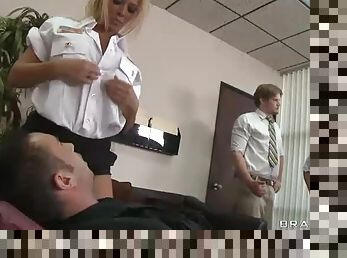 Smoking Hot Blonde Nurse Get Fucked By A Big Dick
