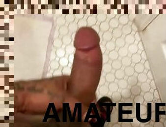 amatör, cumshot, gigantisk-kuk, gay, avrunkning, ensam, twink, tatuering, kuk