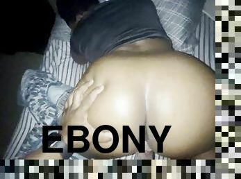 Big Booty Ebony Neighbor Gets Fat Cock