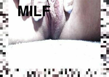 Close up of MILF pussy