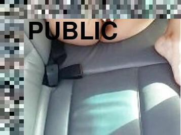 masturbación, nudista, orgasmo, público, squirting, amateur, paja, pareja, coche, chupando