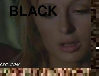 Sexy Paris Hilton Has Hot Action Car Scene With Black Guy