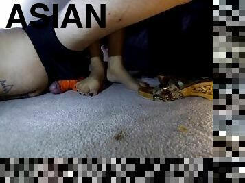 Asian milf secret foot fetish games