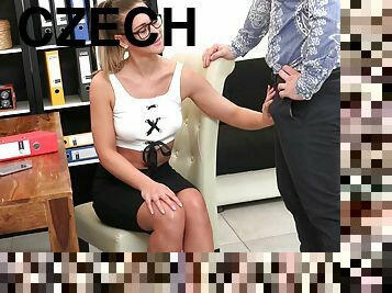 Michael Fly & Naomi Bennet in Czech Bitch Naomi Bennet Fucked With Her Boss - Porncz