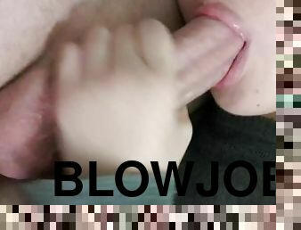 Netflix and blowjob? Asian Stepsis comes over to such my dick