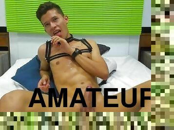 amador, tiro-ao-alvo, gay, ejaculação, europeia, euro, engraçado, dildo, sozinho, deslumbrante