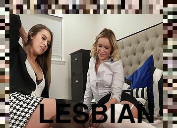 4k Plays With Sexy Blonde Coworker With Jill Kassidy And Emma Hix
