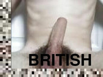 British Teen Boy Shoots Huge Load Up His Chest