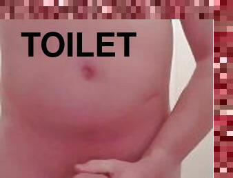 Wanking in the Toilet and Really Letting Myself Get Off!!
