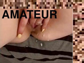 Playing with Cum