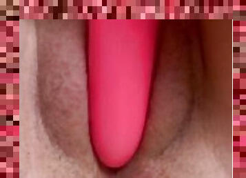 Girl use vibrator for first time