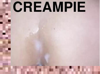 arsch, masturbieren, dilettant, babe, beule-schuss, junge, latina, creampie