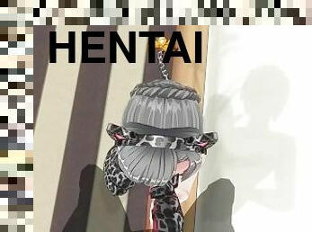 3D HENTAI Neko girl sucks your cock POV