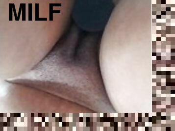 horny milf loves to d.p in the shower