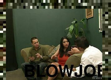 Mika Tan gets banged in the presence of Eric Jover