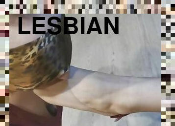 lesbo-lesbian, orja, jalat, fetissi, dominointi, varpaat