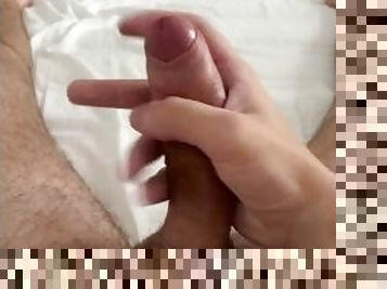 Jerking my cock in the morning (001)