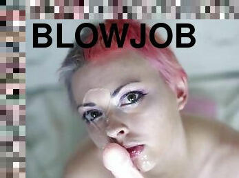 sloppy solo blow job gagging