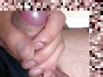 Stroking my cock for all to see