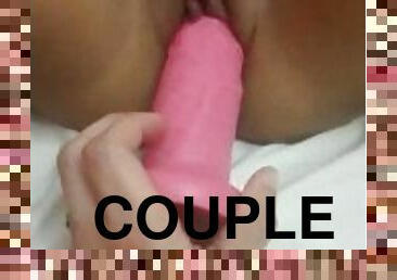 clitóris, masturbação, cona-pussy, babes, brinquedo, latina, punheta, casal, pov, dildo