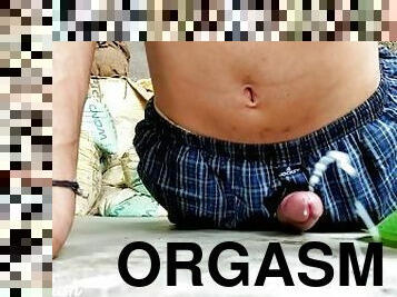 orgasme, en-plein-air, maigre, ejaculation-sur-le-corps, ejaculation, massive, solo, bite