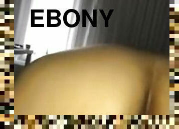Tight ebony pussy riding dick