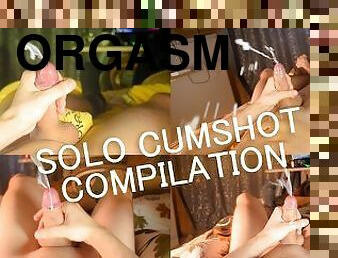 Solo Cumshot Compilation ( onlyfans - @handjobmen )