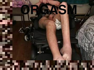 Quadriplegic Spasming From Orgasm In Wheelchair