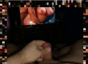 Jacking off while watching porn #3