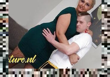 MatureNL - Curvy Tall Step Mom Seduces Her Shy Stepson