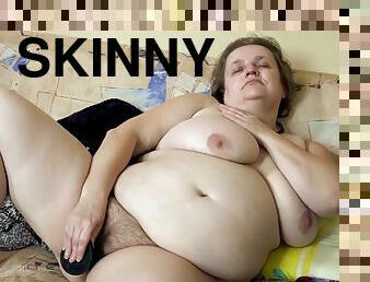 Omahotel Fat And Skinny Girl Masturbate Each Alone