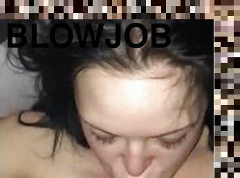 White girl blowjob