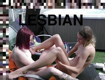 Bleika End Of Summer Nude Sunbathing Lesbian Exploration - Miss Pussycat