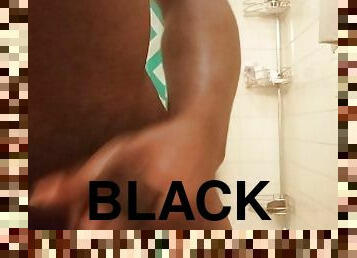 42 black man horny in bathroom