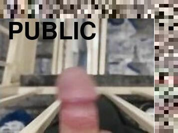 Cumming in public