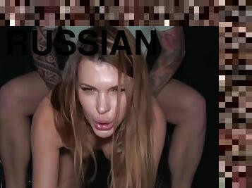 Russian Shaved Pussy Fucked For Cash With Verona Sky