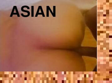Tight Asian pussy takes back shots from BBC