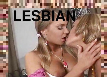 Horny lesbian strip so they can lick pussy