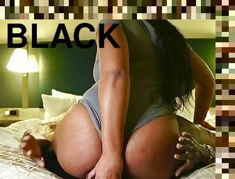 Black goddess smothers