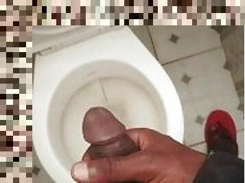 Masturbation in the toilet