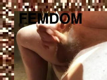 femdom makes sub male jerk off and cum on countdown then eat cum cei joi