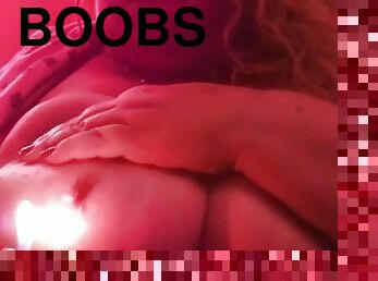 HOT Boob Play Preview!!! Oil, Flames, Hurts So Good!!! Watch in full on OF!!!
