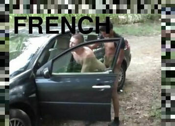 sexy french straight fucked outdoor cruising by top ebony dude